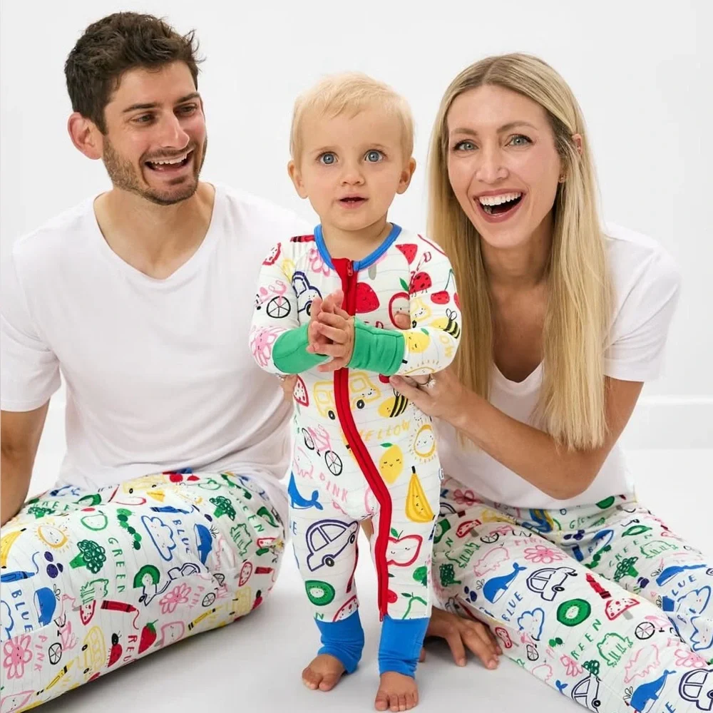 Little Sleepies “Coloring Crew” Zippy 6-12 - Picture 6 of 7